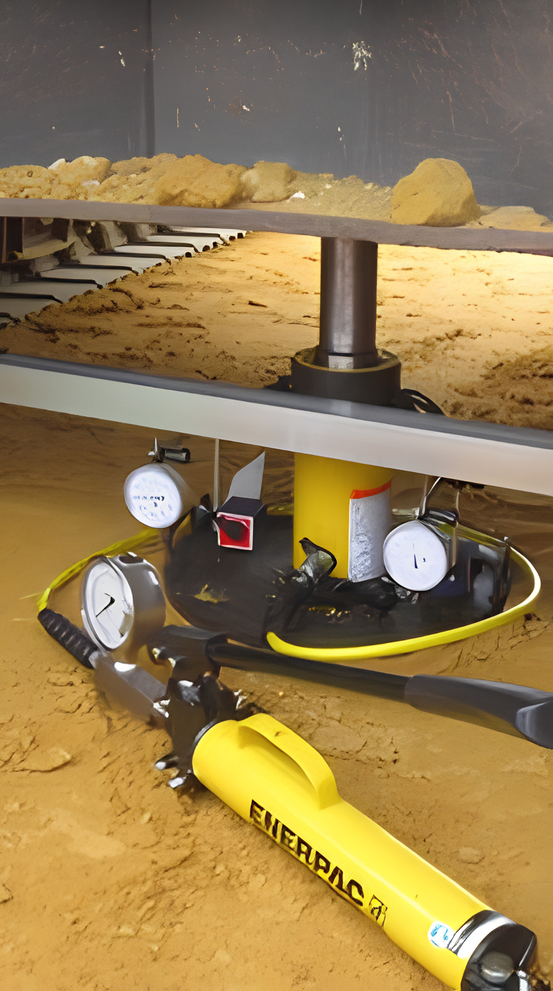 Ground investigation work at a project site
