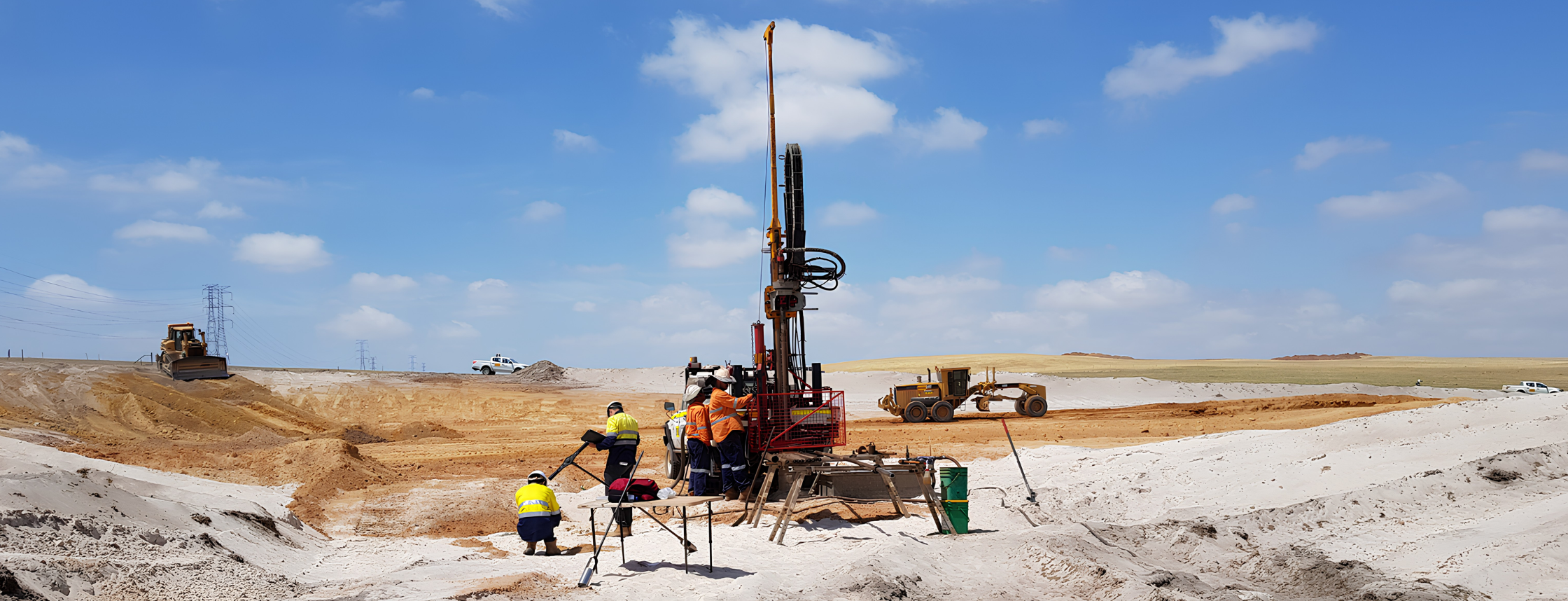 Geotechnical drilling and field investigation in Western Australia