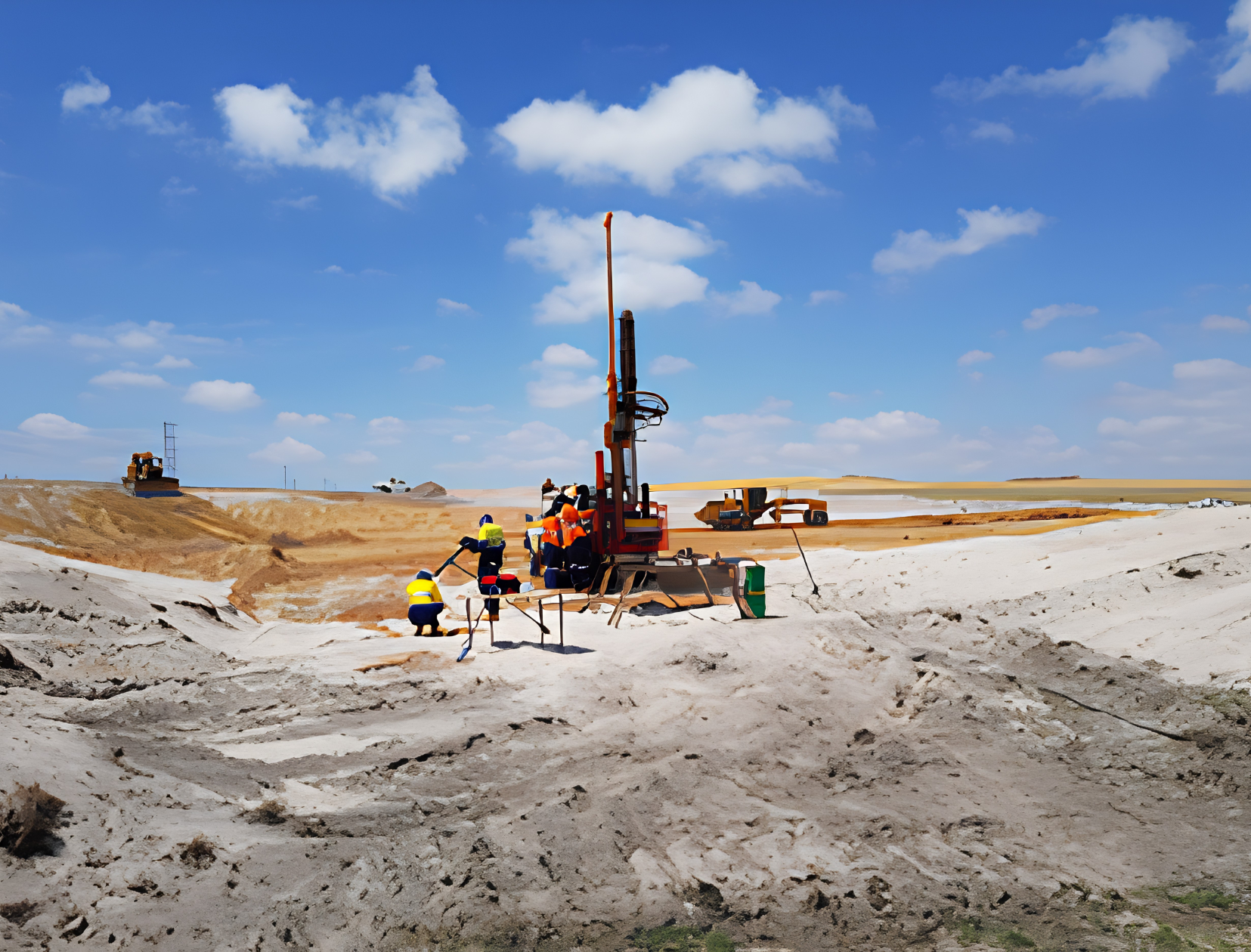 Geotechnical investigation activity and equipment