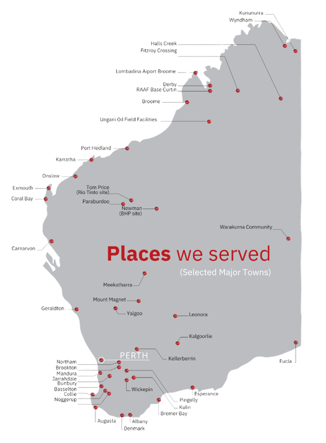 Map of Local Geotechnics coverage across Western Australia